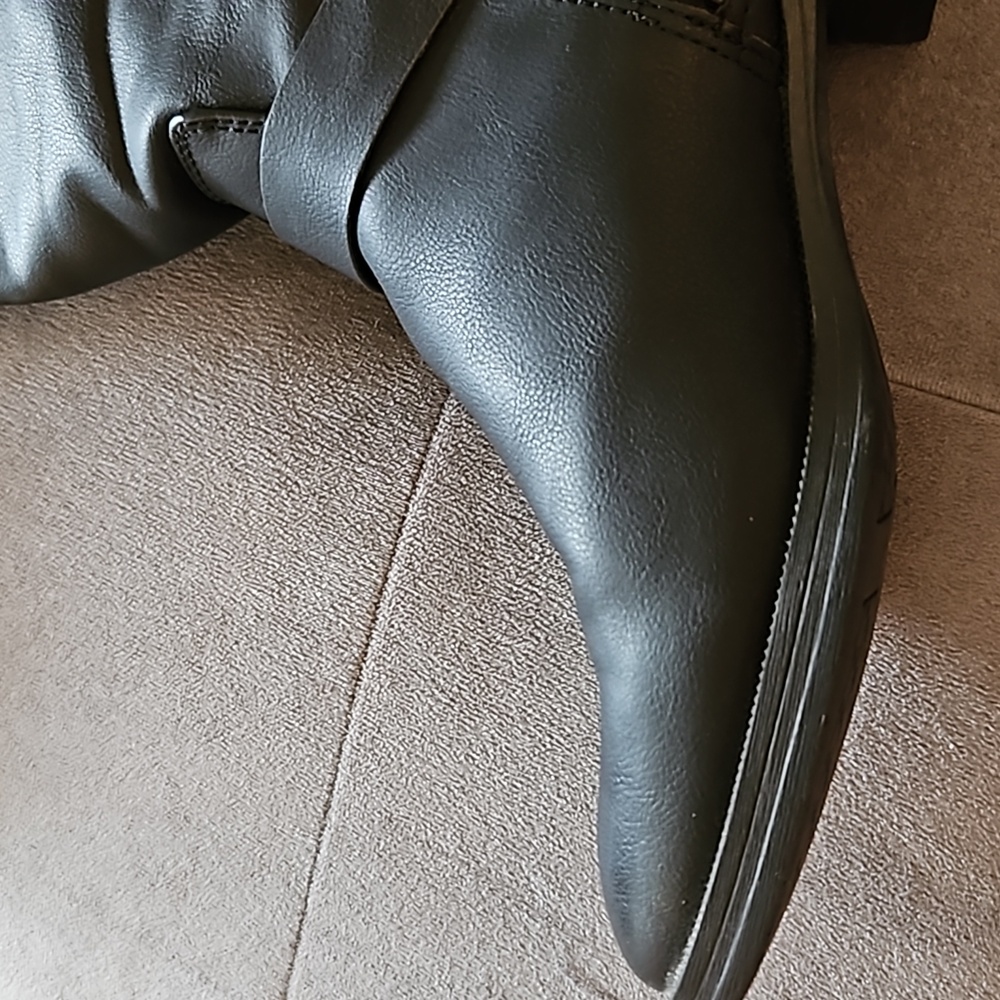 Circus by Sam Edelman Black Knee-High Heeled Boots - Picture 10 of 16